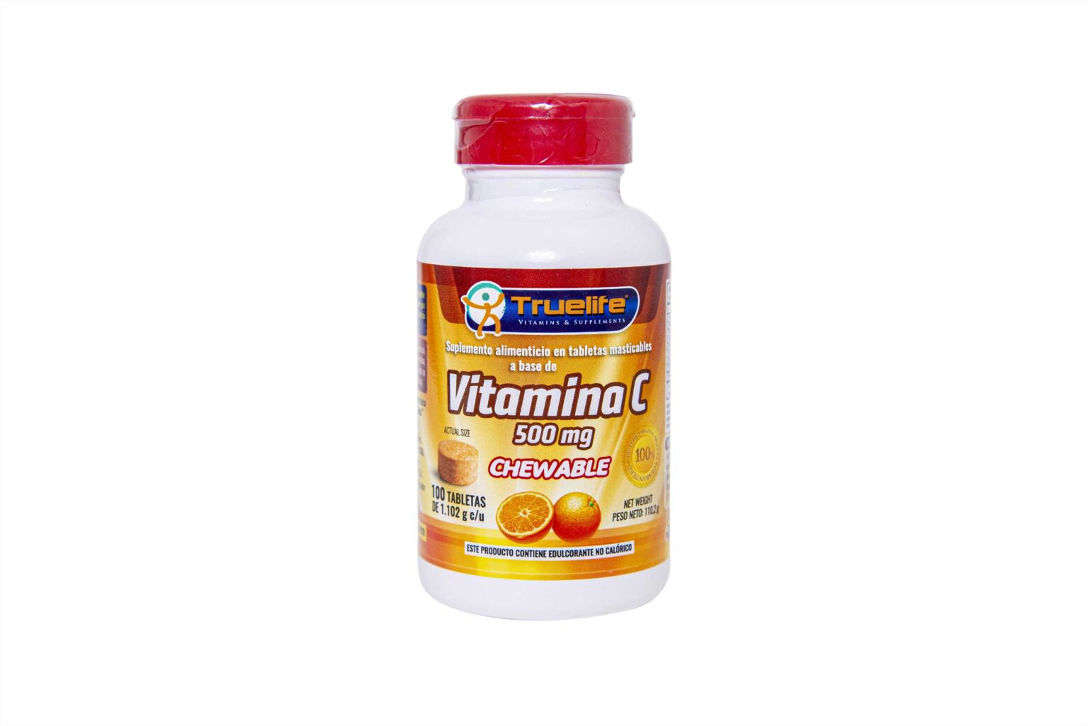 Vitamina C Mg Tabletas Masticables Truelife